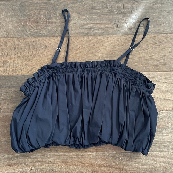 NWOT Cinq a Sept Ivee Top Black, XL - Picture 8 of 8